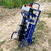Perforadora de Tierra a Gas RB |   52CC 63CC |   Perforadora de postes |   Brocas de 4"-12" |   Cercado para Plantación de Árboles |   Precio Directo de Fábrica CE