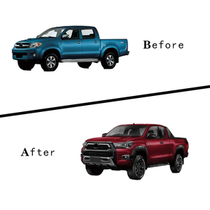 ชุดแปลงกันชนหน้า Hilux Vigo ปี 2008-2012 เป็นรุ่น Rocco ปี <span class=keywords><strong>2021</strong></span> - ชุดแต่งรอบคันแบบ Facelift พร้อมกระจังหน้าและไฟตัดหมอก - Product Image 3
