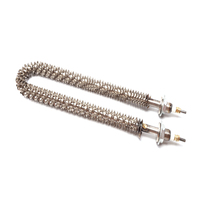 Coustomized I straight tubular finned air tubular heater element 1000mm for air heating