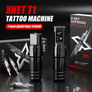 เครื่องสักไร้สาย XNET T1 พร้อมชุดอุปกรณ์ครบชุด ปรับระดับความยาวได้ มอเตอร์แบบกำหนดเอง ปากกาสำหรับสักลาย พร้อมตลับหมึก 20 ชิ้น สำหรับงานศิลปะการสัก - Product Image 6