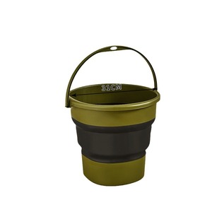 Seau d'eau pliable et empilable portable pour voiture, pêche en plein air, balades sur la plage, 6-10L, en plastique PP, KASAWOW, usage domestique, étudiant - Product Image 5