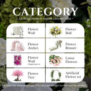 Sunwedding <span class=keywords><strong>Bouquet</strong></span> de fleurs blanches et vertes de style moderne Boule de roses artificielles réaliste prise en charge par les marques de mariée de luxe - Product Image 5