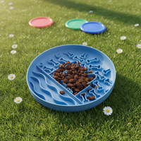 Bol à lécher pour oiseaux en silicone avec couleurs de logo personnalisées, mangeoire lente à ventouse, tapis à lécher carré anti-mastication