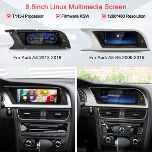 STWEI 2026 New Linux System 8.8 10.25 12.8inch For Audi A4 A5 S5 B8 Wireless CarPlay Auto Car Video Players <b>Bluetooth</b> Wired - Product Image 3