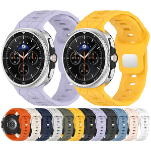 สายซิลิโคนกีฬาฟุตบอลสำหรับ Samsung Galaxy Watch 8 40มม. 44มม. สายรัดข้อมือฟุตบอลสำหรับ Galaxy Watch 8คลาสสิก46มม. - Product Image 6