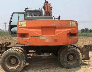 Pintura Original de alta calidad usada Doosan DH130W excavadora de ruedas excavadora usada confiable para la venta - Product Image 4