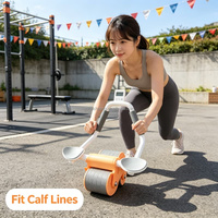 Rodillo Abdominal para Pérdida de Grasa en Casa, con Rebote Automático, para Adelgazar la Cintura y Moldear el Cuerpo, para Hombres y Mujeres Adultos