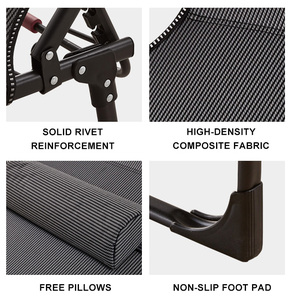 Sillón <span class=keywords><strong>de</strong></span> <span class=keywords><strong>playa</strong></span> portátil para tomar el sol al aire libre Patio Piscina Césped Cubierta junto a la piscina - Product Image 6