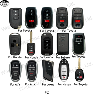 Ban đầu chìa khóa xe các nhà sản xuất transponder trống Xe điều khiển từ xa chính Bìa trường hợp phổ phím vỏ cho xe ô tô - Product Image 5