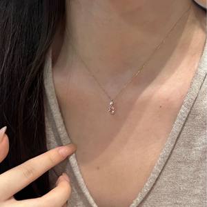 Collar de Plata Pura S925 con Diseño de Luz de Luna Nebulosa para Mujer, Estilo Romántico Francés, Cadena de Clavícula con Borla para Banquete - Product Image 5