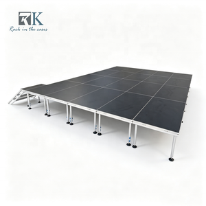 Aluminum Stage Equipment System Mobile Stage for Dance Black Stage <b>Platform</b> - Product Image 1
