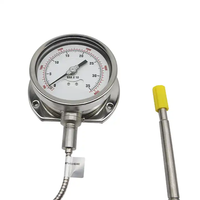 Manomètre en acier inoxydable rempli de glycérine