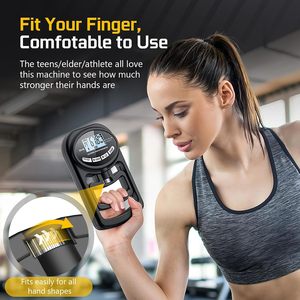 Dinamómetro de Mano, Entrenador de Fuerza de Agarre, Medidor Electrónico de Fuerza de Agarre, Ejercitador de Mano - Product Image 4