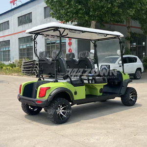 2026 Hot 4 Seater Electric Golf Cart <b>72V</b> Lithium <b>Battery</b> CE Certified High Speed 25MPH All Terrain Golf Cart for Europe Market - Product Image 2