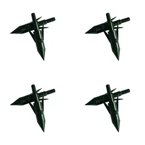 Archery Fishing Arrow Points Hunting Shooting Bowfishing Arrows 125grain Fish Point Arrow Head 2 Blade Broadheads