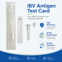 Hochsensibler Schnelltest-Kit für Infektiöses Bronchitisvirus (IBV) Professionelles Geflügel-Diagnose-Set für Schnellen IBV-Test