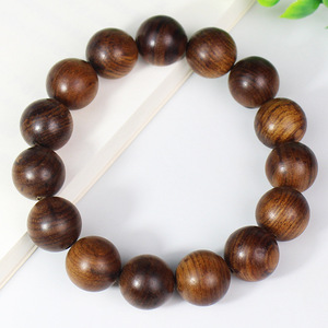 Black Rosewood <b>Bracelet</b> 15mm Buddhist Beads Chinese Style Unisex Gift Jewelry - Product Image 4