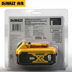 Suministro al por Mayor de Baterías <span class=keywords><strong>DEWALT</strong></span> DCB206 <span class=keywords><strong>20V</strong></span> MAX XR 6.0Ah con Caja de Plástico para Distribuidores <span class=keywords><strong>DEWALT</strong></span> - Product Image 4