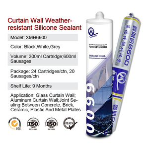 Công suất lớn hiệu suất cao đa mục đích chung niêm phong cấu trúc Rèm tường RTV trung tính Silicone sealant dính - Product Image 2