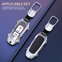 Coque de clé de voiture intelligente en alliage de zinc de haute qualité pour Mazda 3 Axela Mazda 6 Atenza CX-4 CX-5 CX-7 Accessoires de clé de voiture