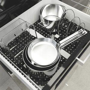 Home Dry <b>Plate</b> <b>Rack</b> with Drain Dish Holder Bowl Storage and Shelving for Household Dishes Cups Cutlery Countertop Organizer - Product Image 3