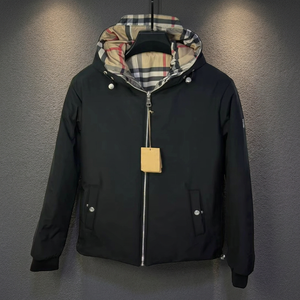 Men's Casual Long Winter <b>Down</b> Overcoat Hooded with Zipper Pockets Warm Padded Satin Outerwear Fashion Style - Product Image 3