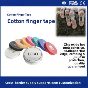 Venda Deportiva de Algodón de 0.8cm para Gimnasia y Judo, Flexible, Transpirable, con Protección para los <span class=keywords><strong>Dedos</strong></span>, Adhesivo Fuerte, para Deportes, <span class=keywords><strong>BJJ</strong></span>, con Óxido de Zinc - Product Image 2