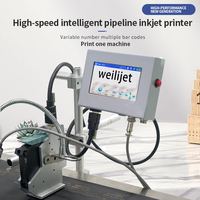 Nouvelle imprimante jet d'encre en ligne avec écran de 4,3 pouces, machine d'impression de date d'expiration de 12,7 mm