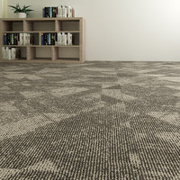 Moquette moderne écologique, antibactérienne, anti-salissure, en PE, à boucles multi-niveaux, pour usage commercial