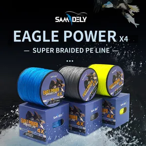 X4 100m Power Japanese Colored PE Braided Fishing Line For Seafishing