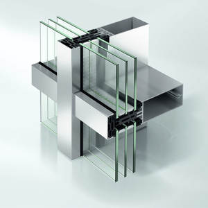 Muro Cortina de Vidrio Moderno para Fachada de Edificio con Perfil de Aluminio, Vidrio Templado Low-E, Aislamiento Térmico y Resistente al Fuego - Product Image 6