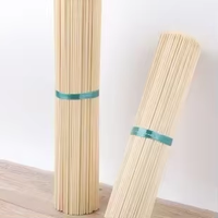 Brochettes en bambou de qualité supérieure pour accessoires d'extérieur jetables, bâtonnets pour collations, bâtonnets pour la réalisation de bouquets de plantes, brochettes de jardin pour barbecue
