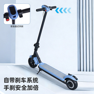 Patinete Eléctrico ES601 Azul con Motor sin Escobillas, Plegable, con Iluminación LED, Portátil, para Desplazamientos Urbanos, Unisex para Adultos - Product Image 3