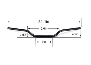 Customized Manufacturing Handle Bar With Foam Pad 7/8&quot; 22MM Motorcycle <strong>Handlebar</strong> - Product Image 4
