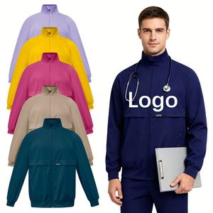 Uniformes personnalisés en gros avec logo, veste brodée personnalisable, uniformes d'infirmière pour les infirmières - Product Image 1