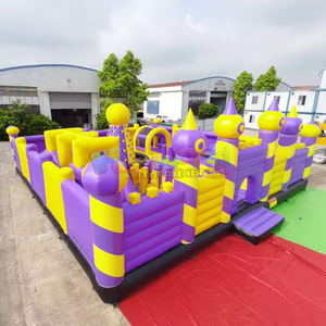 Aire de jeux gonflable géante d'extérieur, grand château gonflable, parc à thème, structure de jeux gonflable commerciale - Product Image 2