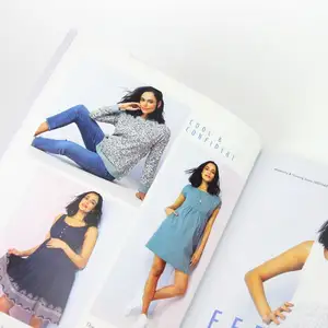 Factory Cheap Price Full- Color 16 Page 4/4 Booklet Fashion Magazine Book Free Wholesale Catalog Leaflet