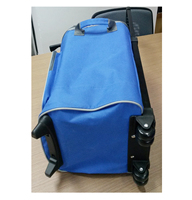 Sac isotherme pliable à roulettes, chariot alimentaire isolé, grande capacité, sac de pique-nique thermique, sac de voyage, sac de camping, sac de plage à roulettes