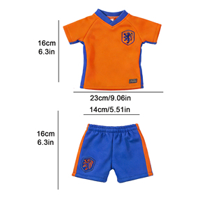 MSYO - Set de Jersey de Peluche de la Selección <span class=keywords><strong>Argentina</strong></span> para la Copa Mundial de Fútbol, 30 cm, Ropa para Peluches, Regalos para Aficionados al Fútbol - Product Image 4