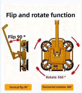 <span class=keywords><strong>เครื่อง</strong></span>ยกสุญญากาศไฟฟ้าแบบใหม่ 400 กก. 600 กก. 800 กก. สำหรับยกกระจก หมุนได้ 360 องศา พลิกได้ 90 องศา รองรับน้ำหนัก 1000 กก. ปรับเอียงอัตโนมัติ - Product Image 2