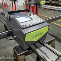 Máquina de Corte por Plasma CNC Portátil Económica, Pantografo Crossbow F1621 F2100B P80 TorchStarfire Fangling para Arte en Metal