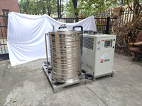 Machine industrielle de compresseur de refroidisseur d'eau refroidie par air de 5hp 10hp 20hp 30hp 50hair