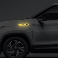 Autocollant de carrosserie de voiture, sortie d'air latérale, décoration personnalisée modifiée, avertissement réfléchissant, anti-collision, anti-rayures OLIVER