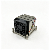Dissipateur thermique actif pour processeur de serveur SNK-P0048AP4 LGA2011 Narrow 2U avec ventilateur PWM, dissipateur à caloducs en cuivre LGA 2011 pour serveur et poste de travail