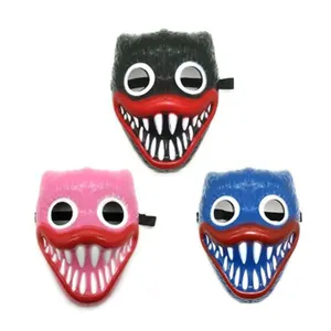 Baru Datang Halloween Masker Menakutkan Menyala Masker Mulut Monster Led Masker untuk Dekorasi Halloween