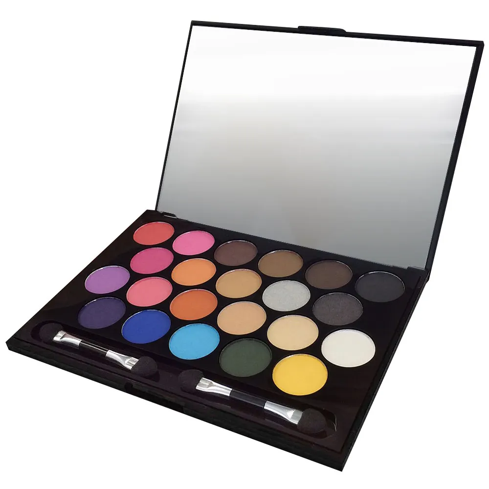 Chinese 230g 22 colored powder make up eye shadow palette with mirror