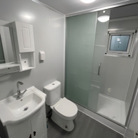 Maison conteneur extensible robuste de 40 pieds avec conception en kit pour maison modulaire préfabriquée en acier durable
