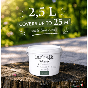 32 OLIVA 25 lt LaChalk the evolution of <b>chalk</b> paint Where <b>chalk</b> meets resin: Hybrid <b>Chalk</b> Resin Paint made in Italy - Product Image 2