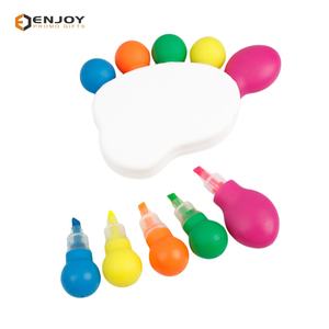 Grosir highlighter segitiga lucu kustom kepribadian kreatif highlighter tiga sisi spidol warna pena highlight 3 warna - Product Image 4