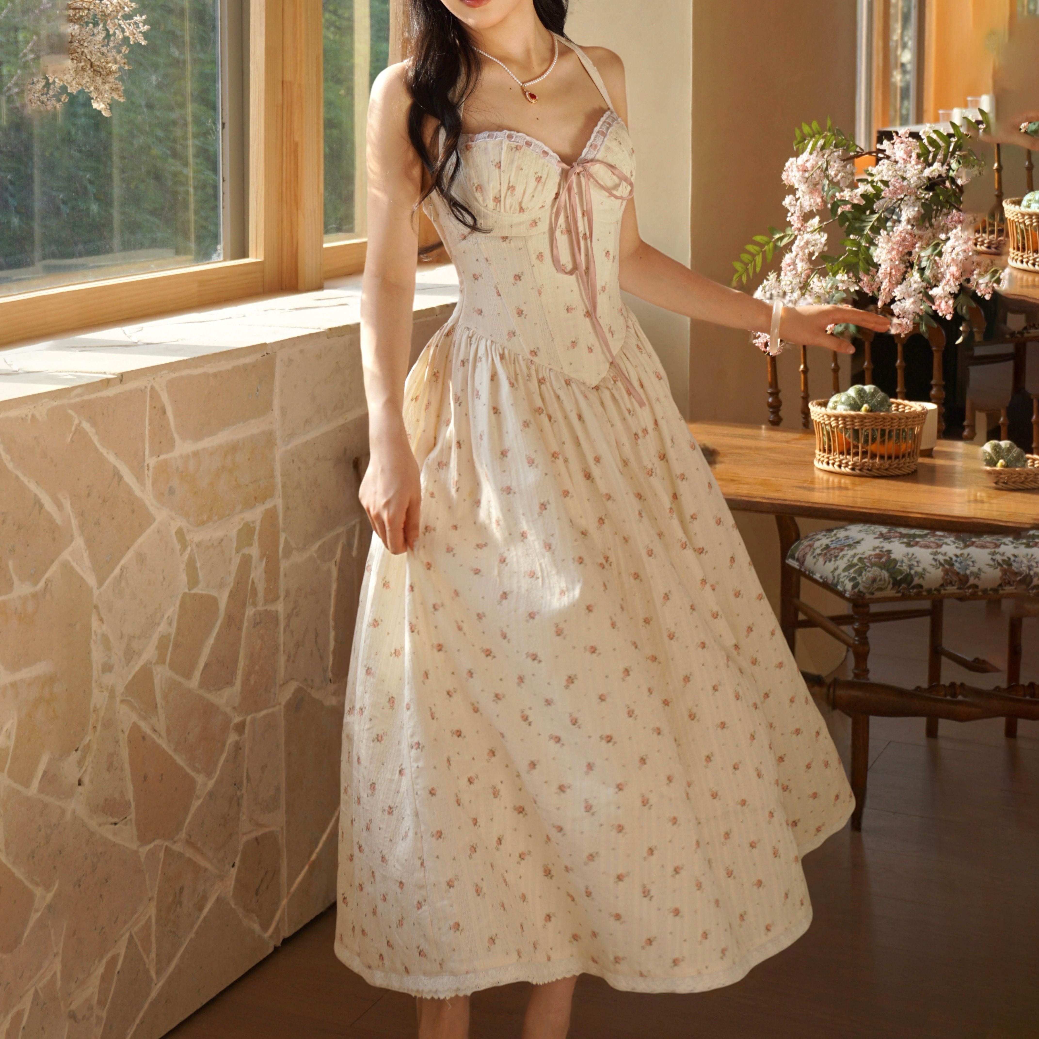 knee length dresses for ladies Sleeveless Custom Birthday Dress – Oyemwen main image 0